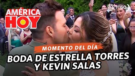 Am Rica Hoy La Boda De Estrella Torres Y Kevin Salas Hoy Youtube