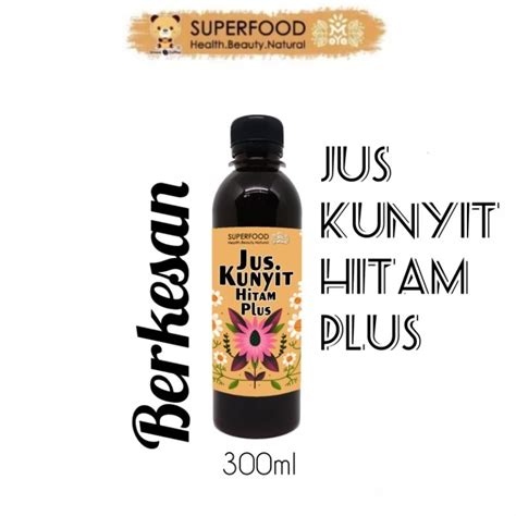 Jus Kunyit Hitam Plus Black Ginger Plus Ml Shopee Malaysia