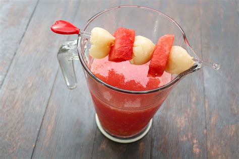 Watermelon And Lychee Mocktail Maya Kitchenette
