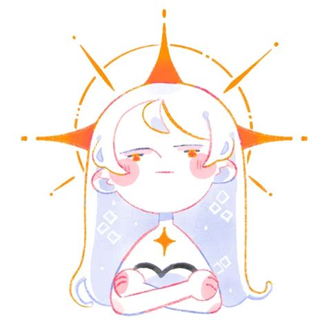 Telegram Sticker 😑 from «Авторский стикерпак Genshin Impact» pack