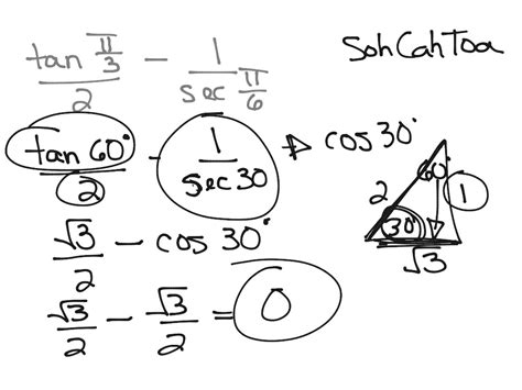 5 2 Right Triangle Trig Part 2 Math Trigonometry Showme