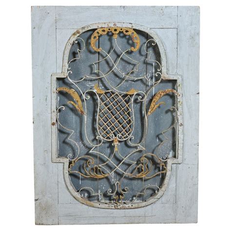 Wrought Iron Decorative Grill For Sale At 1stdibs