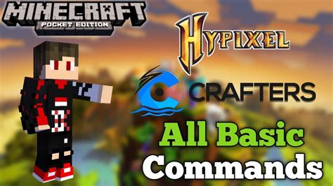 Hypixel Like Server For Minecraft Pe All Basic Commands Of Crafters