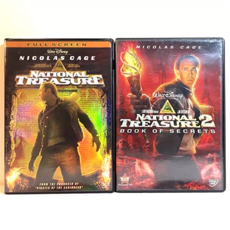 National Treasure Dvd Nicolas Cage Action Adventure Mystery