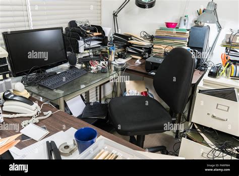 Messy Desk Work Hi Res Stock Photography And Images Alamy