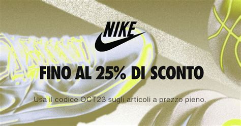 Promozione Nike Member Ottieni Fino Al 25 Di Sconto Su Una Spesa Di