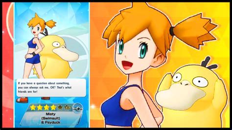 Obtaining Swimsuit Misty Psyduck Misty Event Playthrough Pokemon