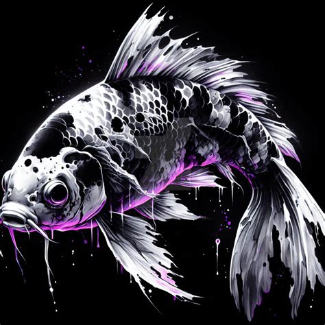 Neon Koi 2 By Punkerlazar On Deviantart