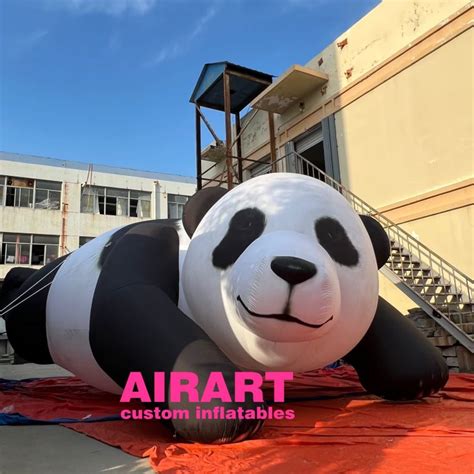 M Giant Inflatable Panda For Event Advertising Aiyate