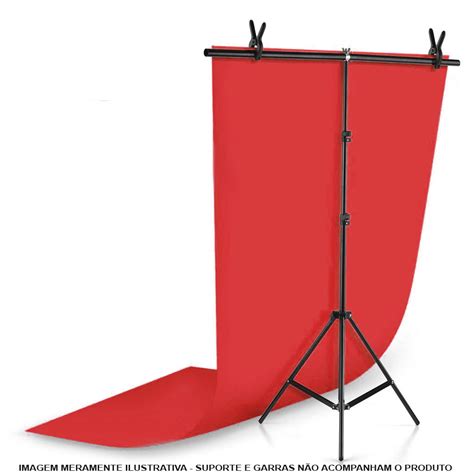 Fundo Infinito Fotogr Fico Pvc Backdrop Vermelho X Cm Diafilme