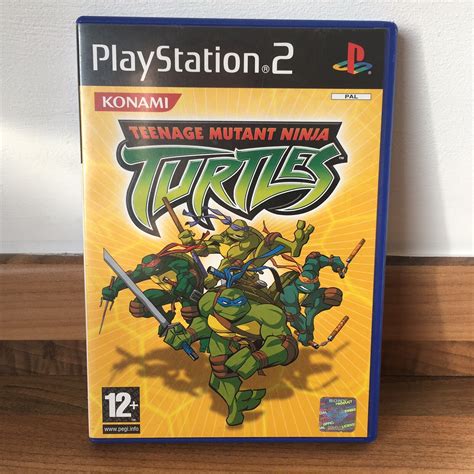 Teenage Mutant Ninja Turtles Sony Playstation 2 Ps2 Pal Complete Manual