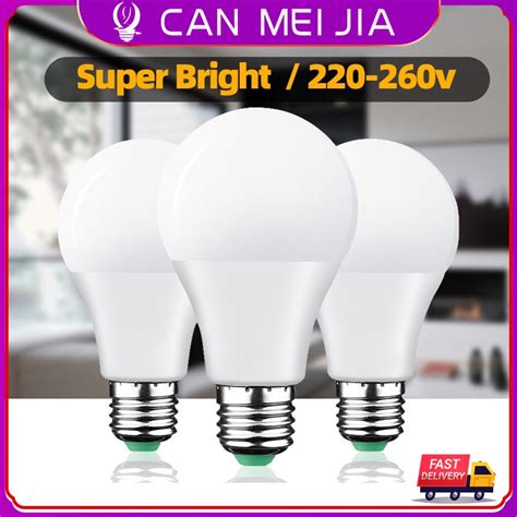 Led Bulb E W Light Bulb Led V Lampu Mentol Led Rumah