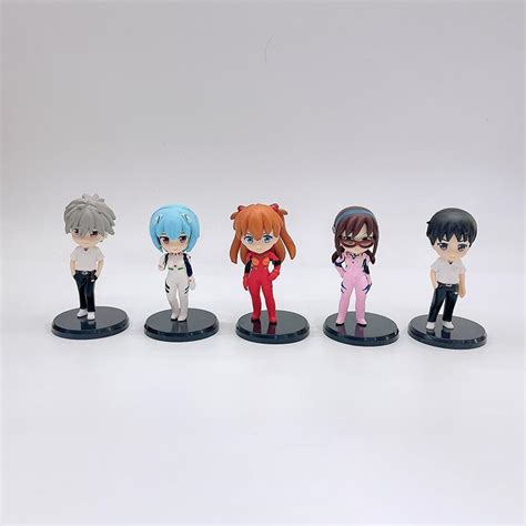 Kawaii Evangelion Pvc Aksiyon Fig R Model Oyuncaklar Sevimli Ikari