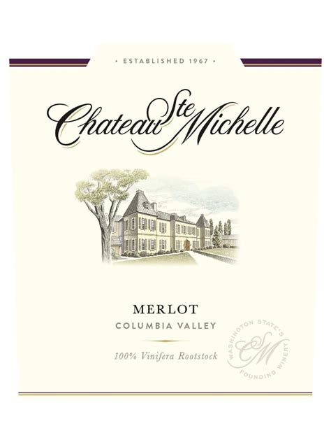 Chateau Ste Michelle Merlot Indian Wells 75 CL Rasch Vin Spiritus