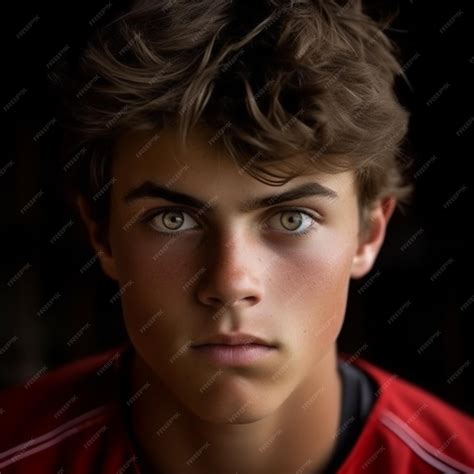 Premium AI Image | High school boy softball