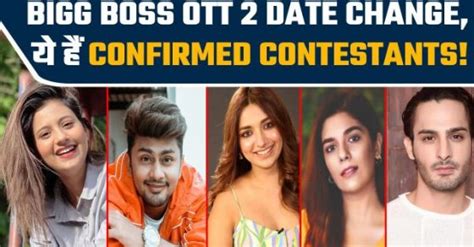 Bigg Boss OTT 2 New Premiere Date On Jio Cinema | Bigg Boss OTT 2 Confirmed Contestants List ...