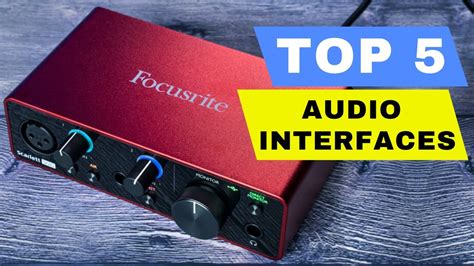 Top Best Audio Interface Review Budget Usb Audio Interface For