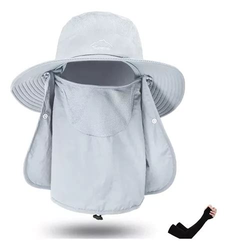 Sombrero Para El Sol Con Protecci N De Cuello Y Cara Meses Sin Inter S