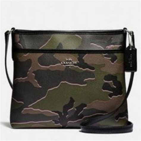 Coach Bags Coach Camo Print File Bag Crossbody Purse Poshmark