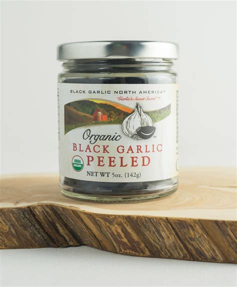 Black Garlic North America™ Buy Organic Peeled Black Garlic 5oz