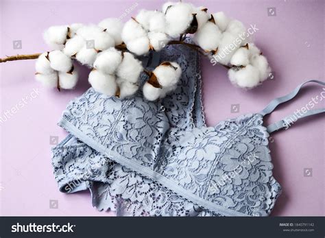 Set Female Lacy Blue Lingerie Womens Stock Photo Shutterstock