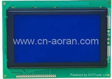 Stn Blue X Graphic Lcd Module With Led Backlight Tradekorea