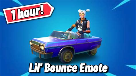 Fortnite Lil Bounce Emote Hour Version Traversal Emote Youtube