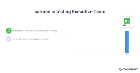 Carmen Is Testing Executive Team Comparably