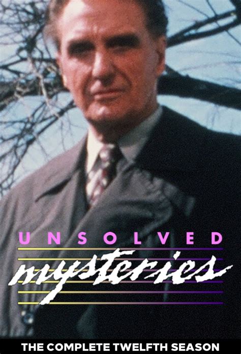 Unsolved Mysteries - Unknown - Season 12 - TheTVDB.com