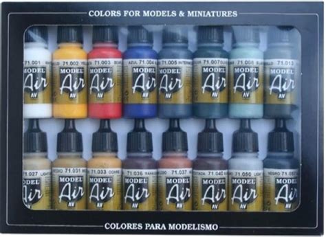 Amazon.com: Vallejo WWII Allied Model Air Paint, 17ml (Pack of 16 ...