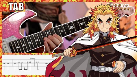 Tab Demon Slayer Season Op Akeboshi Cover Guitar Tab Lesson