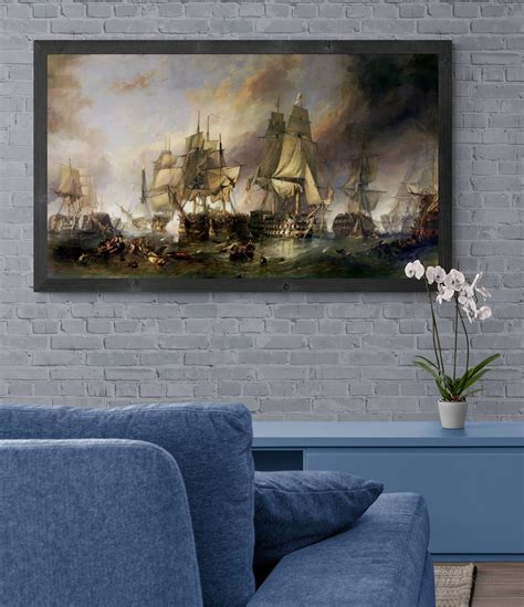 Battle Of Trafalgar Art Prints Historical Painting Of William Etsy