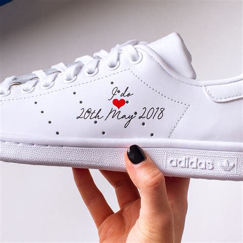 Personalised I Do Adidas Wedding Trainers L By Uk