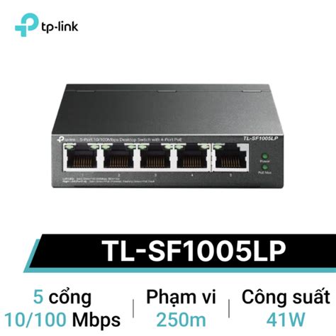 So sánh Bộ chia tín hiệu để bàn 5 cổng 10 100 Mbps với 4 cổng PoE TP