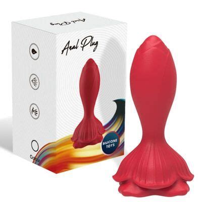 Vibrador y plug anal pequeño con control remoto Rosa Discrettoys