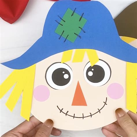 Paper Plate Scarecrow Craft For Kids Free Template Fillable Form 2025