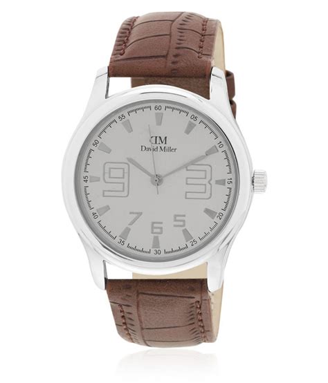 Buy David Miller Dmrcm Leather Analog Men S Watch Online At Best