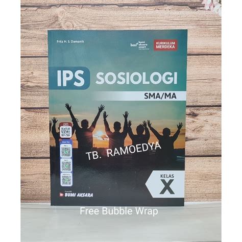 Jual Buku Ips Sosiologi Sma Ma Kelas X Kurikulum Merdeka Bumi Aksara Shopee Indonesia