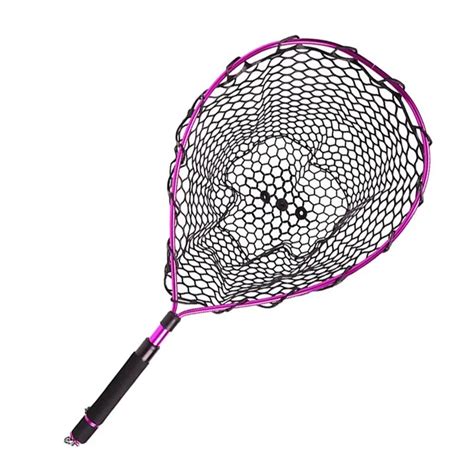 Fly Fishing Net Folding Dip Net Outdoor Fishing Non Slip Aluminum Alloy