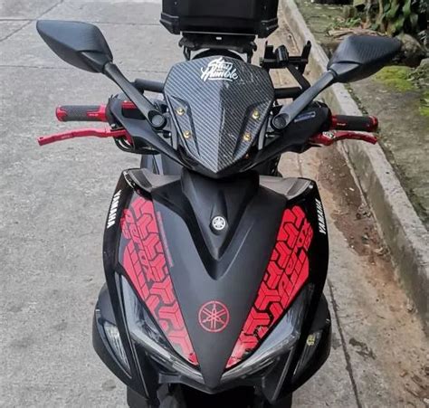 Aerox Giometric Accent Front Cover Decals Sticker Lazada Ph