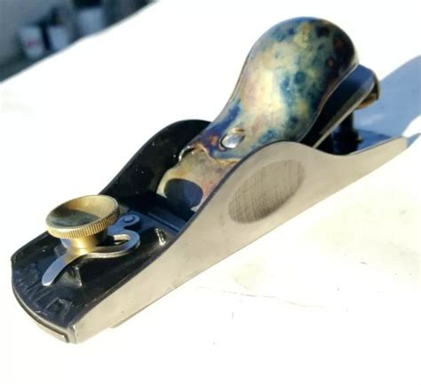 VINTAGE STANLEY NO 19 Block Plane Adjustable Throat Knuckle Joint Cap