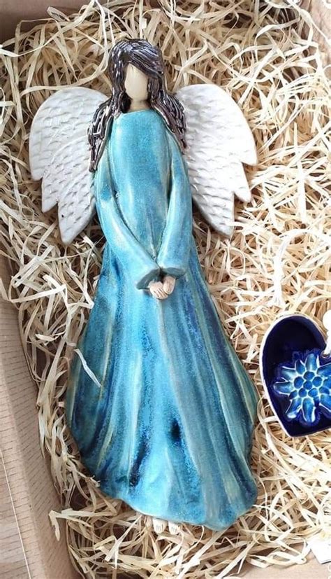 Pin By Betsy Hankins On Pottery Ceramic Angels Clay Angel Pottery
