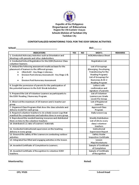 Nlc Tool Version 2 Pdf Teachers Literacy