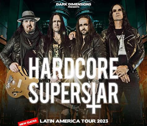 Turnê latina do Hardcore Superstar é remarcada O Jardim Sonoro