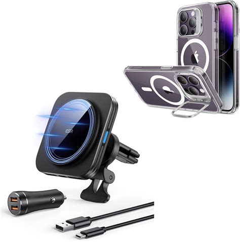 Amazon Esr Halolock Magnetic Wireless Car Charger Esr Classic