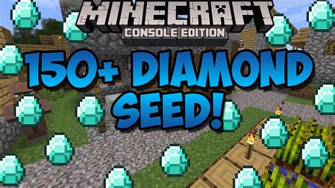 Minecraft Xbox Playstation TONS OF DIAMONDS SEED 150 Diamonds