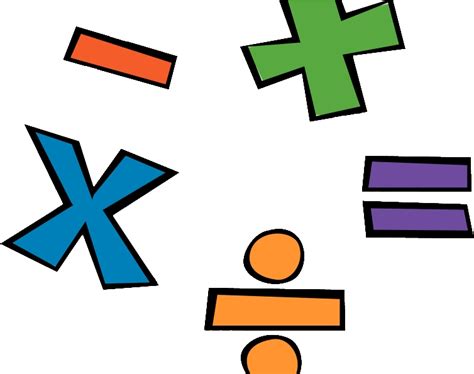 clipart math flashcard math signs clipart transparent  png