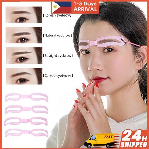 Pcs Makeup Beginner S Wearable Eyebrow Stencil Adjustable Eyebrow