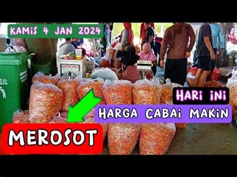 Harga Sayur Dan Bawang Serta Cabai Hari Ini Terus Dan Semakin Merosot