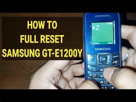 Samsung GT E1200Y Reset Samsung Gt E1200y Hard Reset GT E1200Y